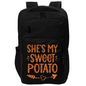 Thanksgiving Matching Couples SheS My Sweet Potato I Yam Impact Tech Backpack