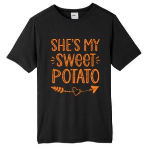 Thanksgiving Matching Couples SheS My Sweet Potato I Yam Tall Fusion ChromaSoft Performance T-Shirt