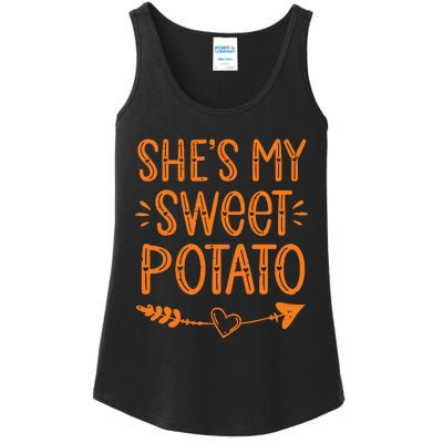 Thanksgiving Matching Couples SheS My Sweet Potato I Yam Ladies Essential Tank