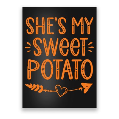 Thanksgiving Matching Couples SheS My Sweet Potato I Yam Poster