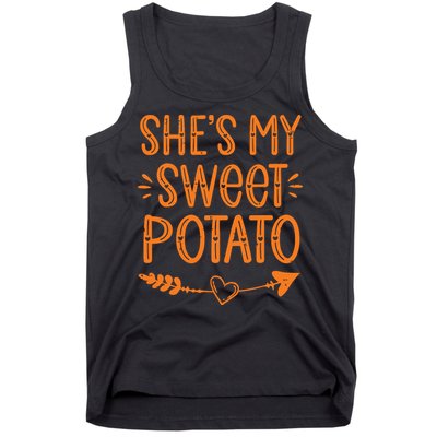 Thanksgiving Matching Couples SheS My Sweet Potato I Yam Tank Top