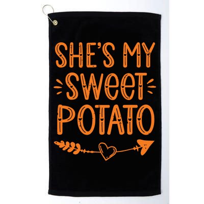 Thanksgiving Matching Couples SheS My Sweet Potato I Yam Golf Towel