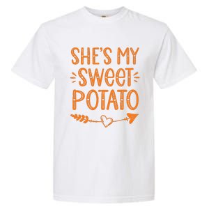 Thanksgiving Matching Couples SheS My Sweet Potato I Yam Garment-Dyed Heavyweight T-Shirt