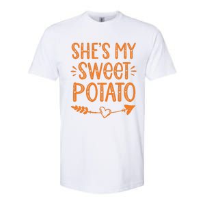 Thanksgiving Matching Couples SheS My Sweet Potato I Yam Softstyle CVC T-Shirt