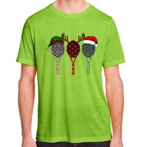 Tennis Merry Chistmas 3 Tennis Racket Christmas Adult ChromaSoft Performance T-Shirt