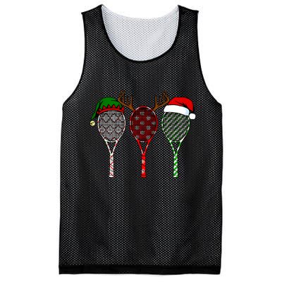 Tennis Merry Chistmas 3 Tennis Racket Christmas Mesh Reversible Basketball Jersey Tank