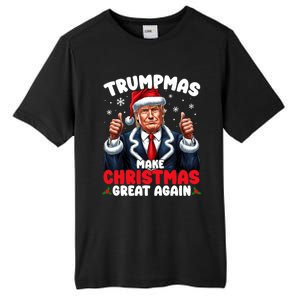 Trumpmas Make Christmas Great Again Santa Claus Donald Trump Cool Gift Tall Fusion ChromaSoft Performance T-Shirt