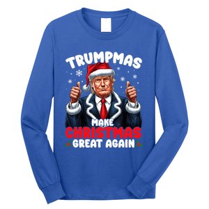 Trumpmas Make Christmas Great Again Santa Claus Donald Trump Cool Gift Long Sleeve Shirt