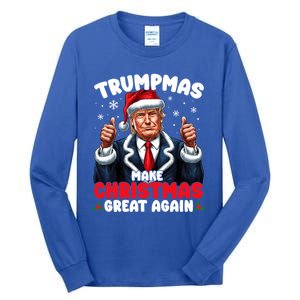 Trumpmas Make Christmas Great Again Santa Claus Donald Trump Cool Gift Tall Long Sleeve T-Shirt