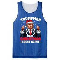 Trumpmas Make Christmas Great Again Santa Claus Donald Trump Cool Gift Mesh Reversible Basketball Jersey Tank