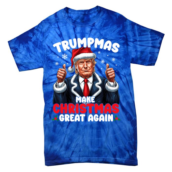 Trumpmas Make Christmas Great Again Santa Claus Donald Trump Cool Gift Tie-Dye T-Shirt