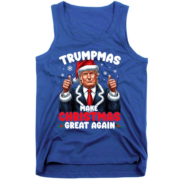 Trumpmas Make Christmas Great Again Santa Claus Donald Trump Cool Gift Tank Top