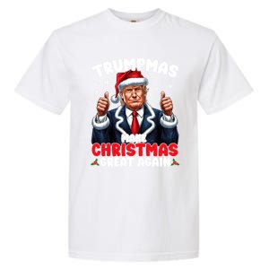 Trumpmas Make Christmas Great Again Santa Claus Donald Trump Cool Gift Garment-Dyed Heavyweight T-Shirt