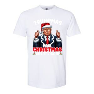 Trumpmas Make Christmas Great Again Santa Claus Donald Trump Cool Gift Softstyle CVC T-Shirt