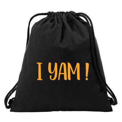 Thanksgiving Matching Couples She Is My Sweet Potato I Yam Meaningful Gift Drawstring Bag