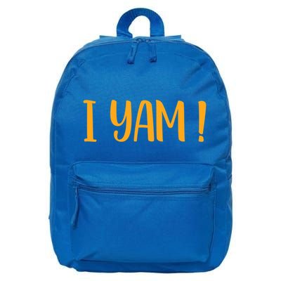 Thanksgiving Matching Couples She Is My Sweet Potato I Yam Meaningful Gift 16 in Basic Backpack