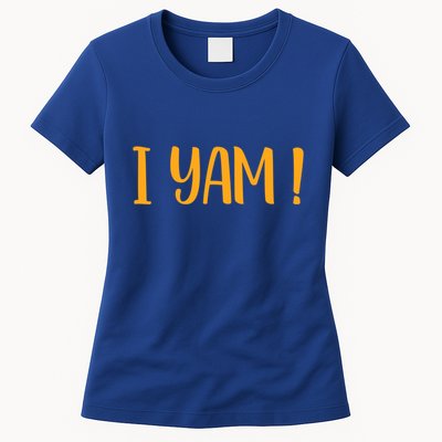 Thanksgiving Matching Couples She Is My Sweet Potato I Yam Meaningful Gift Womens T-Shirt