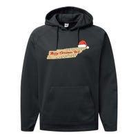 Tennessee Merry Christmas Party Yall Matching Family Trip Long Sleeve Performance Fleece Hoodie