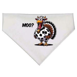 Turkey Moo Cow Funny Thanksgiving USA-Made Doggie Bandana