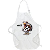 Turkey Moo Cow Funny Thanksgiving Apron