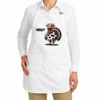 Turkey Moo Cow Funny Thanksgiving Apron