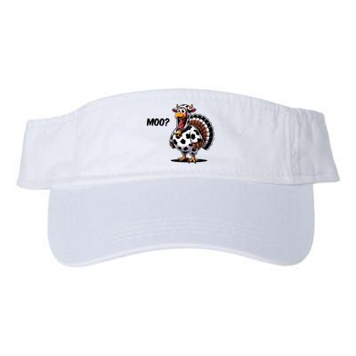 Turkey Moo Cow Funny Thanksgiving Visor