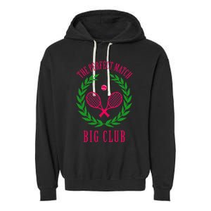 Tennis Match Club Little G Big Sorority Reveal Garment-Dyed Fleece Hoodie