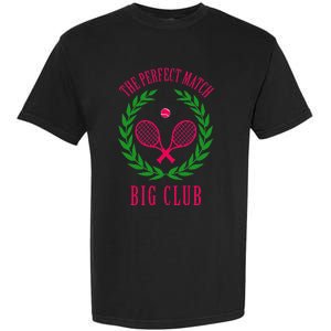 Tennis Match Club Little G Big Sorority Reveal Garment-Dyed Heavyweight T-Shirt