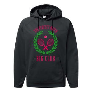 Tennis Match Club Little G Big Sorority Reveal Performance Fleece Hoodie