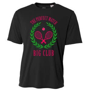 Tennis Match Club Little G Big Sorority Reveal Cooling Performance Crew T-Shirt