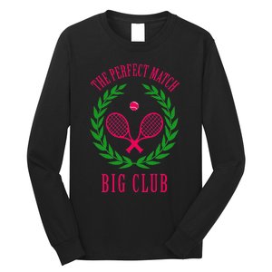 Tennis Match Club Little G Big Sorority Reveal Long Sleeve Shirt