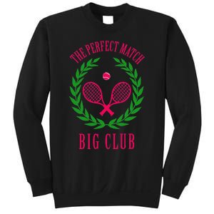 Tennis Match Club Little G Big Sorority Reveal Sweatshirt