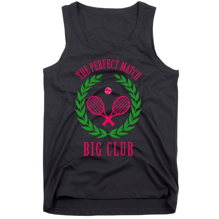 Tennis Match Club Little G Big Sorority Reveal Tank Top