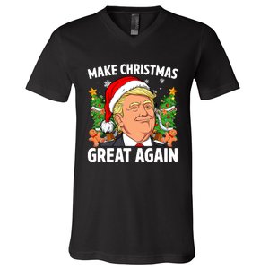 Trump Make Christmas Great Again Ugly Christmas Sweaters V-Neck T-Shirt