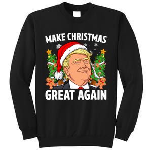 Trump Make Christmas Great Again Ugly Christmas Sweaters Tall Sweatshirt