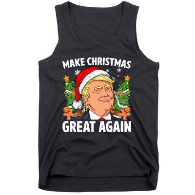 Trump Make Christmas Great Again Ugly Christmas Sweaters Tank Top