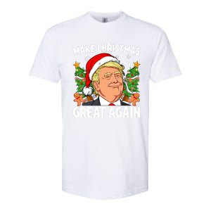 Trump Make Christmas Great Again Ugly Christmas Sweaters Softstyle CVC T-Shirt