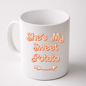 Thanksgiving Matching Couple Shes My Sweet Potato I Yam Set Coffee Mug