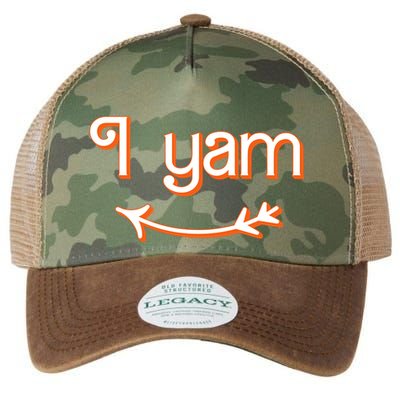 Thanksgiving Matching Couple Shes My Sweet Potato I Yam Set Legacy Tie Dye Trucker Hat
