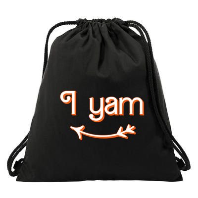 Thanksgiving Matching Couple Shes My Sweet Potato I Yam Set Drawstring Bag