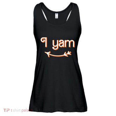 Thanksgiving Matching Couple Shes My Sweet Potato I Yam Set Ladies Essential Flowy Tank