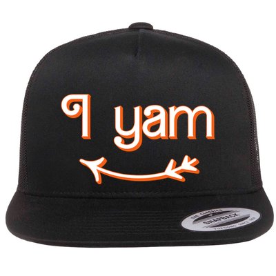 Thanksgiving Matching Couple Shes My Sweet Potato I Yam Set Flatbill Hat