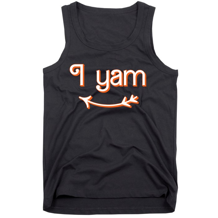 Thanksgiving Matching Couple Shes My Sweet Potato I Yam Set Tank Top