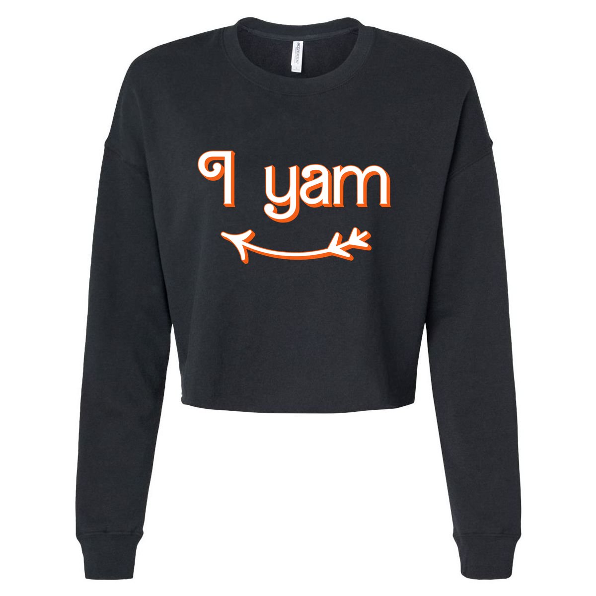Thanksgiving Matching Couple Shes My Sweet Potato I Yam Set Cropped Pullover Crew