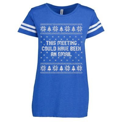 This Meeting Could Have Been An Email Christmas Enza Ladies Jersey Football T-Shirt