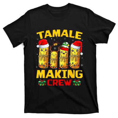 Tamale Making Crew Tamale Season Funny Mexican Christmas T-Shirt