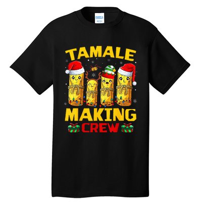 Tamale Making Crew Tamale Season Funny Mexican Christmas Tall T-Shirt