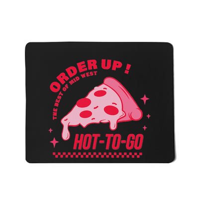 The Midwest Call Me Hot Retro Pizza Hot To Go Mousepad