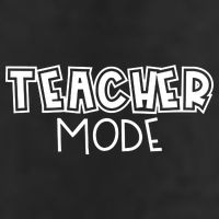 Teacher Mode Cute Back To School Garment-Dyed Heavyweight T-Shirt