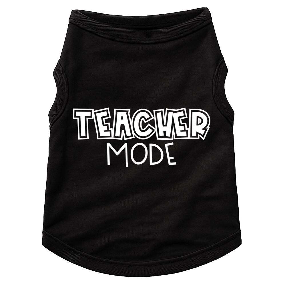 Teacher Mode Cute Back To School Doggie Tank